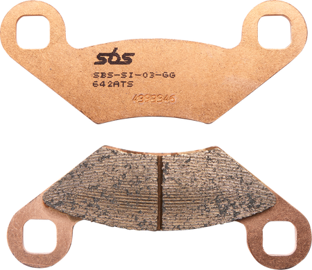 SBS 642ATS ATS All-Terrain Sintered Front/Rear Brake Pads