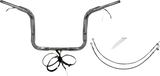 FBI Fat Baggers Wired 1-1/2" Round Top Handlebar Kits for FLH/X '16-'20 - Chrome / 12"