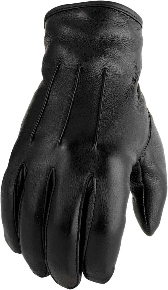 Z1R 938 Deerskin Motorcycle Gloves - Black