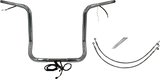 FBI Wired 1-1/4" Round Top Handlebar Kits for 14-15 FLHT/FLHX & Trike - Chrome / 16"