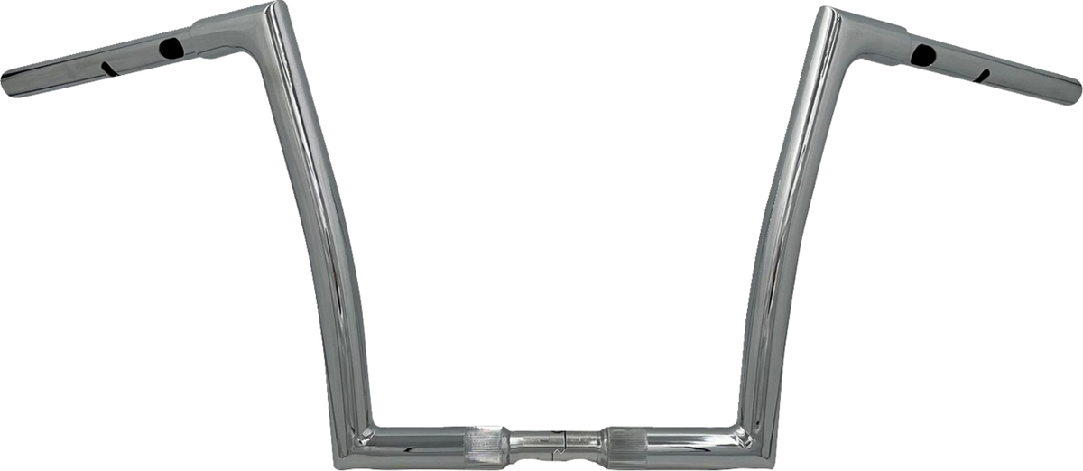 FBI Fat Baggers 1-1/4" EZ Flat Top Handlebars for Harley-Davidson FLTR '23-'26 - Chrome / 12"