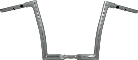 FBI Fat Baggers 1-1/4" EZ Flat Top Handlebars for Harley-Davidson FLTR '23-'26 - Chrome / 12"