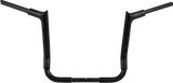 FBI 1-1/2" EZ Pointed Top Handlebars for 99-13, 21-23 FLHT/FLHX & Trike - Black / 14"