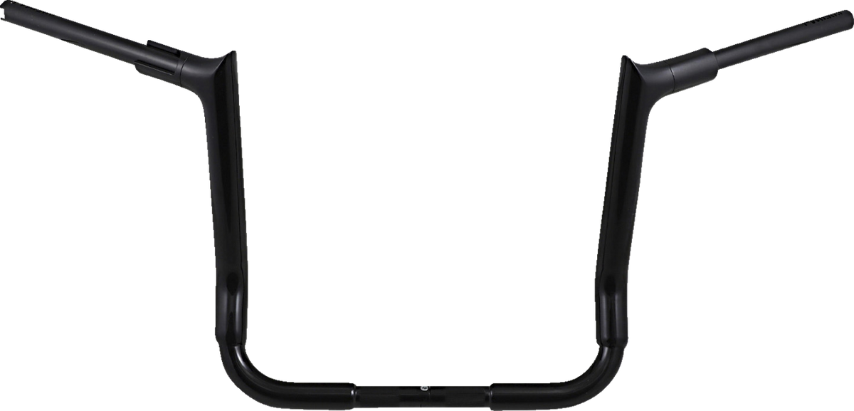 FBI 1-1/2" EZ Pointed Top Handlebars for 99-13, 21-23 FLHT/FLHX & Trike - Black / 14"
