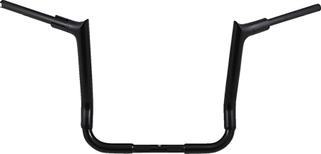 FBI 1-1/2" EZ Pointed Top Handlebars for 99-13, 21-23 FLHT/FLHX & Trike - Black / 14"
