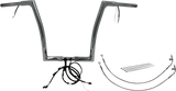 FBI Fat Baggers Wired 1-1/4" Flat Top Handlebar Kits for 15 FLTRX/S - Chrome / 14"
