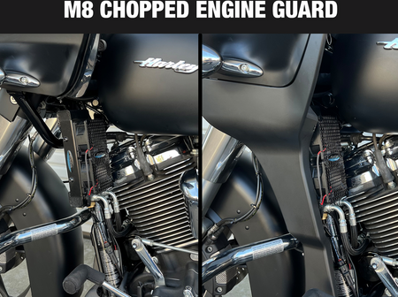 UltraCool SMT8-5N Naked Side Mount Oil Cooler Kit for 2017-2023 Harley-Davidson Touring & Trike - Naked Black