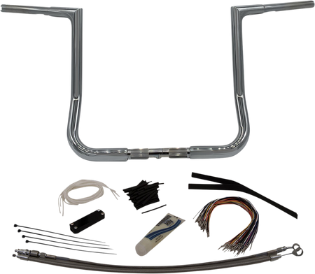 FBI Fat Baggers 1-1/4" EZ Flat Top Handlebar Kits for 08-13 FLHT/FLHX & Trike -