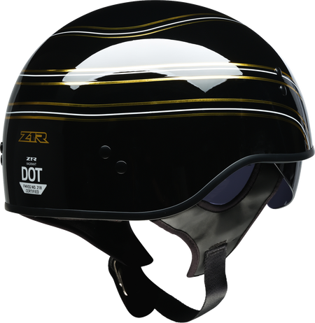 Z1R Vagrant Varsity Helmet - Black/Gold
