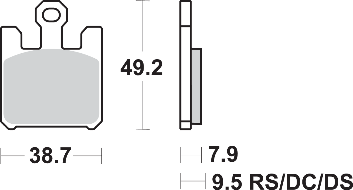 SBS Street Excel Sintered Brake Pads for Select 1983-2027 Suzuki Models
