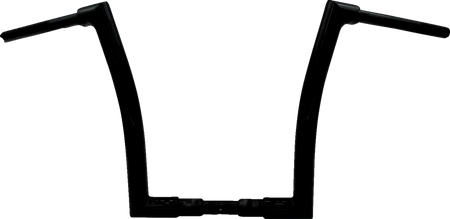 FBI 1-1/2" EZ Flat Top Handlebars for 21-24 FLTRK, 21-23 FLTRX/S/SE/ST - Black / 14"