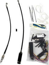 FBI Control Installation Kit - Cable Clutch for 2008-2013 H-D Touring - Black / 16"