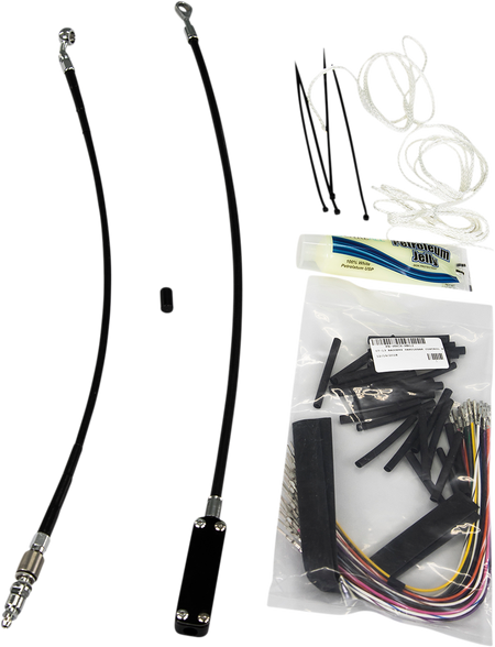 FBI Control Installation Kit - Cable Clutch for 2008-2013 H-D Touring - Black / 16"