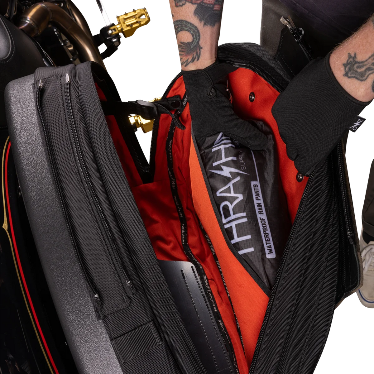 Thrashin Supply Co. Sport Saddlebags for 1998-2026 Harley-Davidson Softail / Dyna