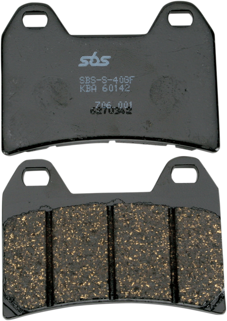 SBS 706HF Street Ceramic Organic Front/Rear Brake Pads