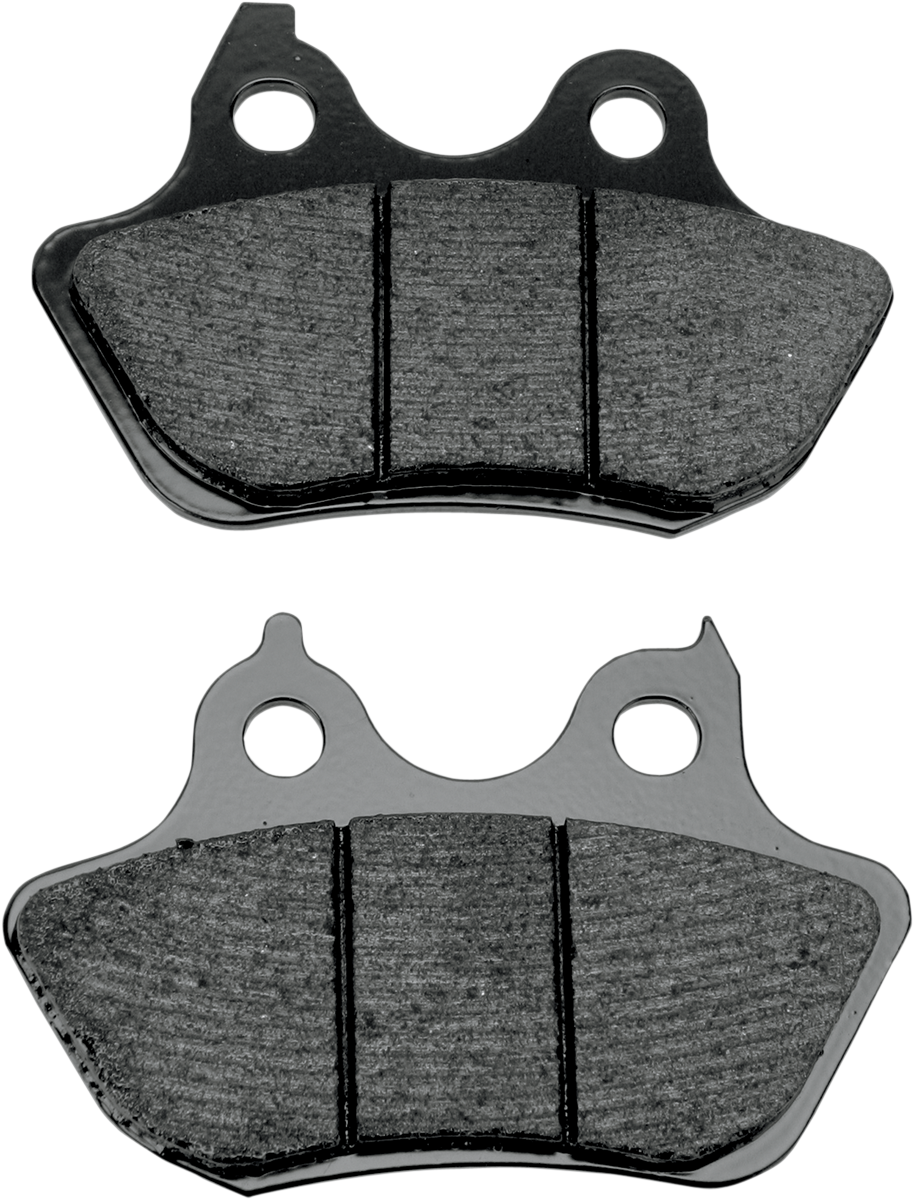 SBS Street Carbon Tech Organic Brake Pads for 1972-2025 Harley-Davidson Touring / Softail / Dyna / FXR / Sportster / V-Rod / FX Super Glide
