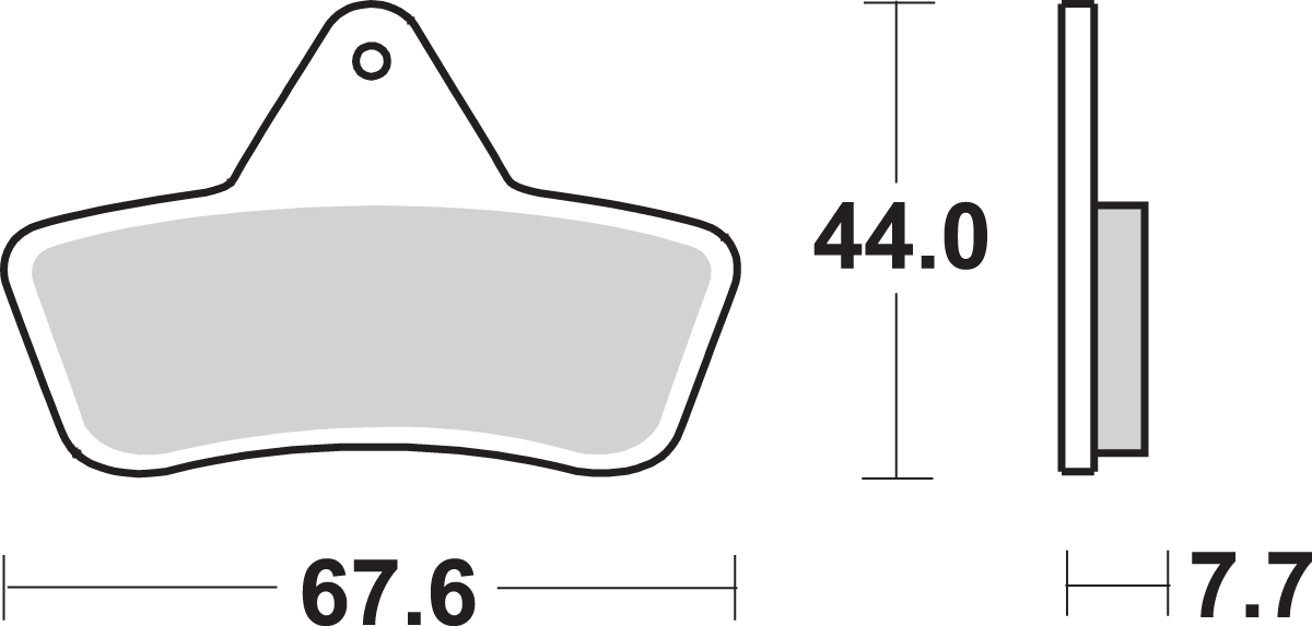 SBS SI Off-Road Sintered Brake Pads for Select 1983-2026 Models