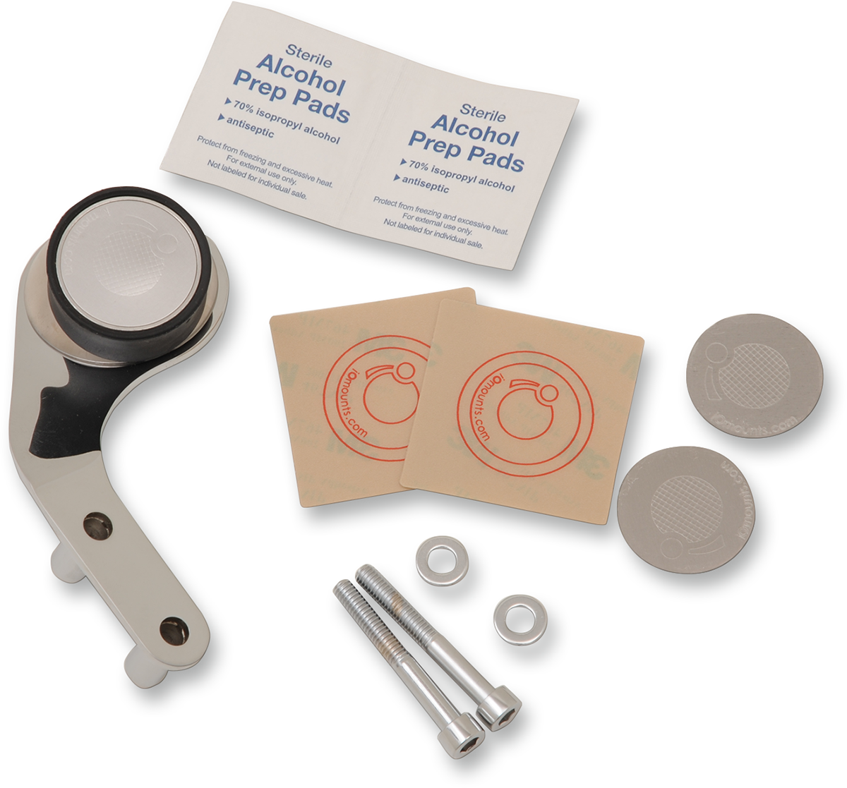 Klock Werks iOmounts Device Mount - Chrome / Handlebar Mount - Left - GL1500