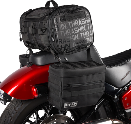 Thrashin Supply Co. Bag/Luggage Strap Kit - Black