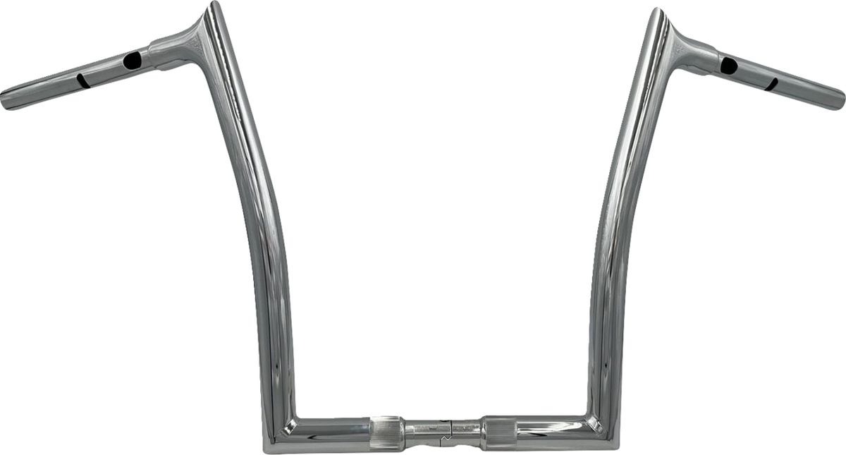 FBI Fat Baggers 1-1/4" EZ Pointed Top Handlebars for FLTR '23-'26 - Chrome / 14"