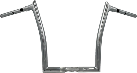 FBI Fat Baggers 1-1/4" EZ Pointed Top Handlebars for FLTR '23-'26 - Chrome / 14"