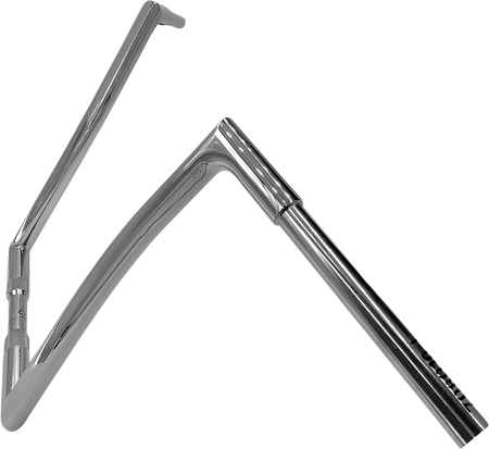 FBI Fat Baggers 1-1/4" EZ Flat Top Handlebars for FLTR '23-'25 / FLHR '18-'25 - Chrome / 16"