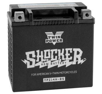 Twin Power Shocker Motorcycle Heavy Duty 12V Battery Harley V-Rod