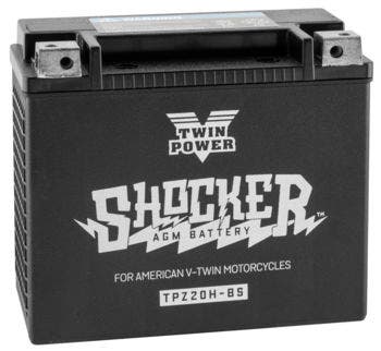 Twin Power Shocker Motorcycle Heavy Duty 12V Battery Harley EVO B/T 65991-82B
