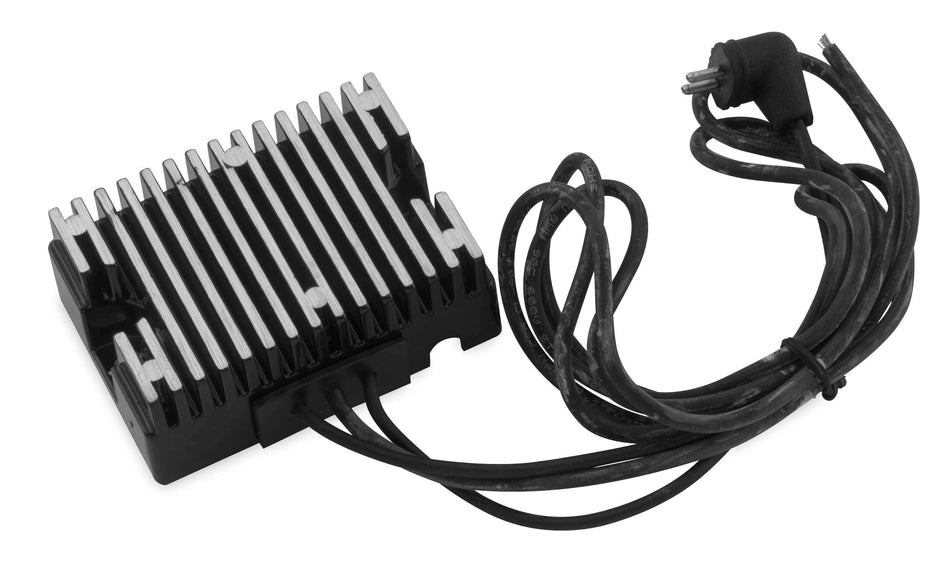 Twin Power Black Electronic Voltage Regulator Harley EVO Big Twin Rep 74513-82