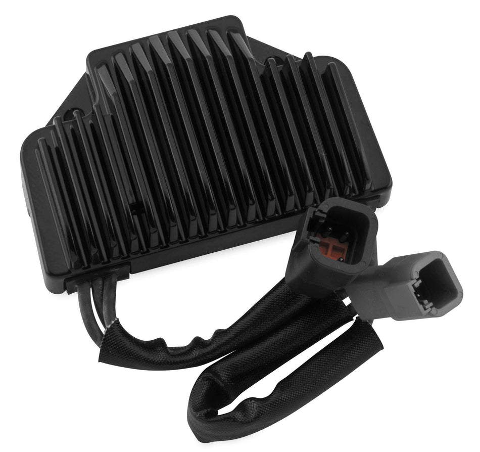 Twin Power Black Voltage Regulator Harley 06-07 Dyna FXD Repl 74631-06