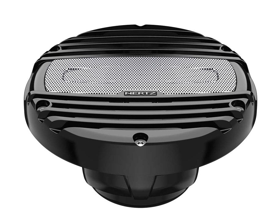Hertz Marine HMX6.5 LD-C Black Coaxial 6.5 Speaker w/ RGB LED Boat UTV Jeep 12V