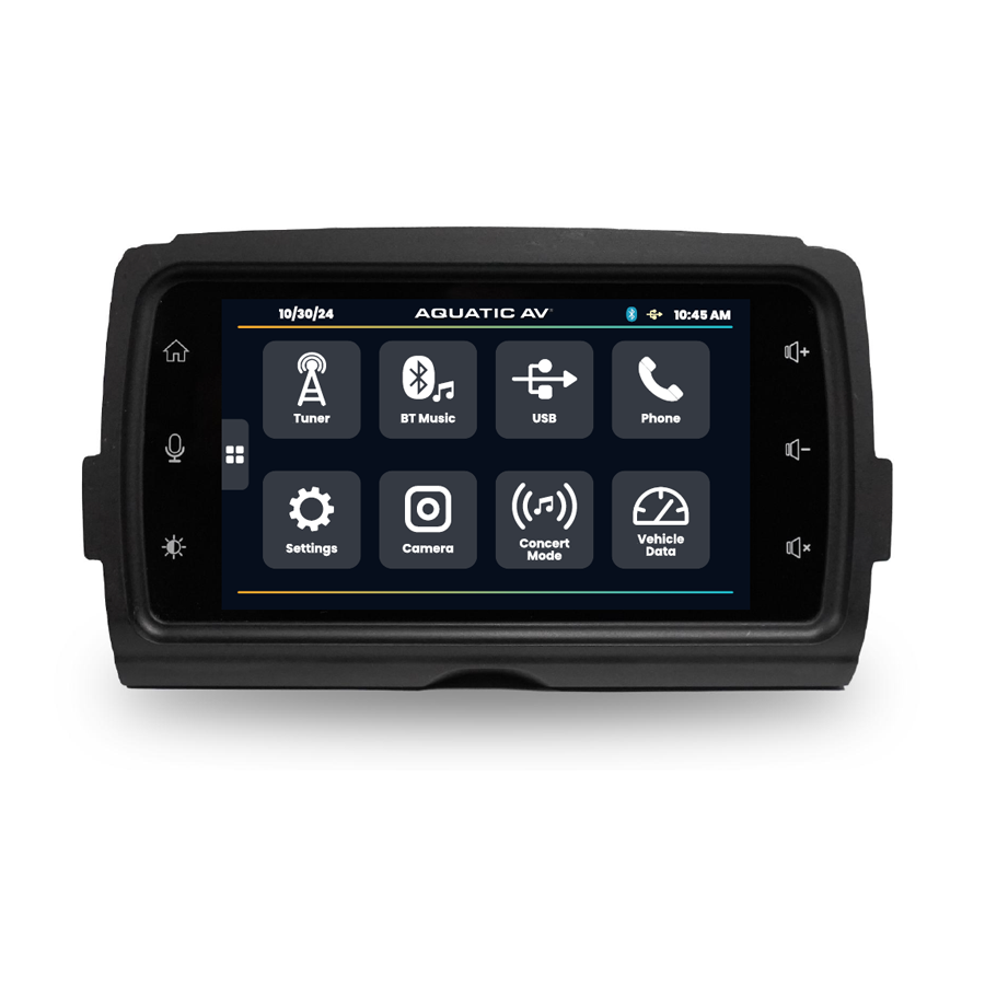Aquatic AV 14-24 Harley 7" Touchscreen Radio w/Wireless Apple Carplay