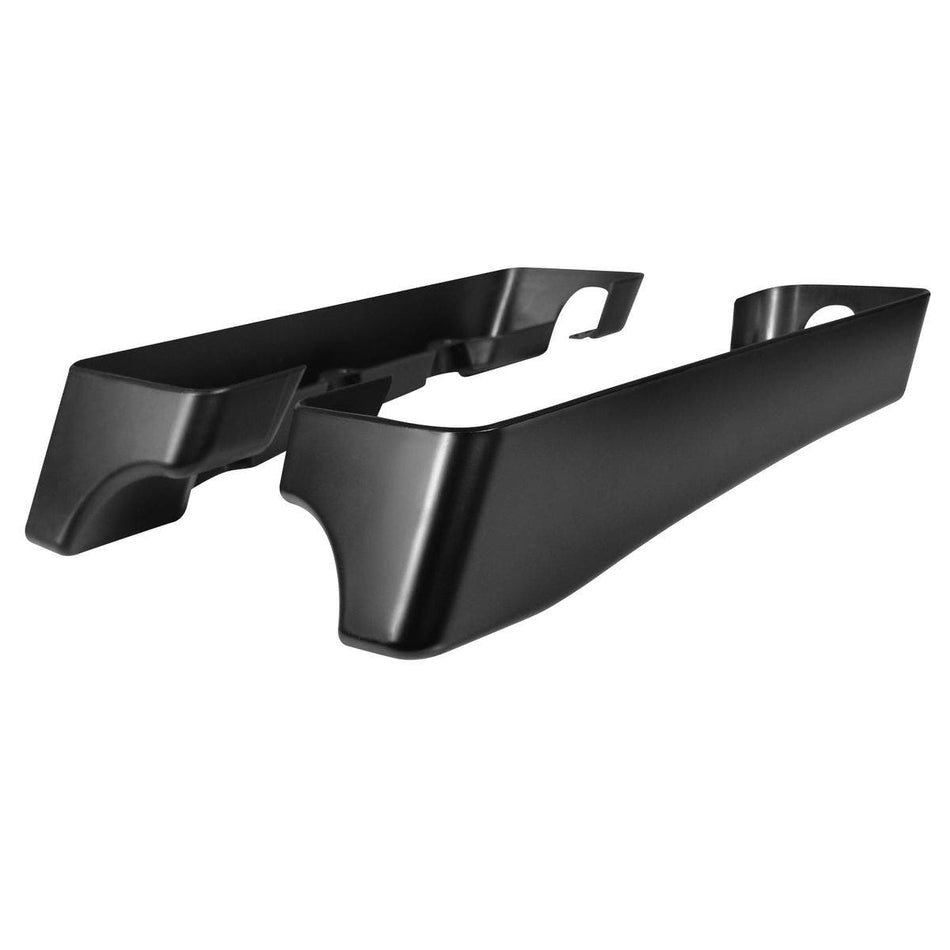 Hogworkz Harley 3" Saddlebag Extensions '93-'13 CVO Dual Exhaust Unpainted