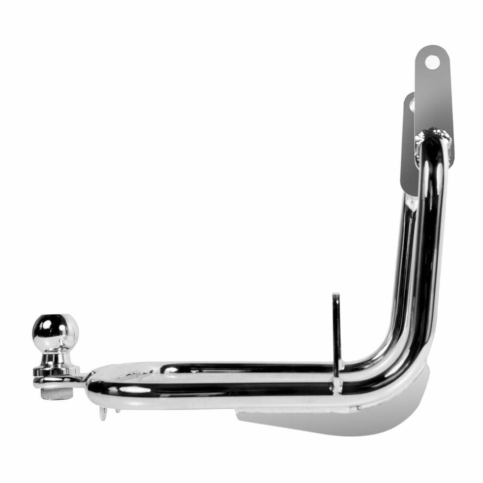 Hogworkz '09-'17 Chrome Harley Motorcycle Trailer 1 7/8" Ball Hitch & Receiver