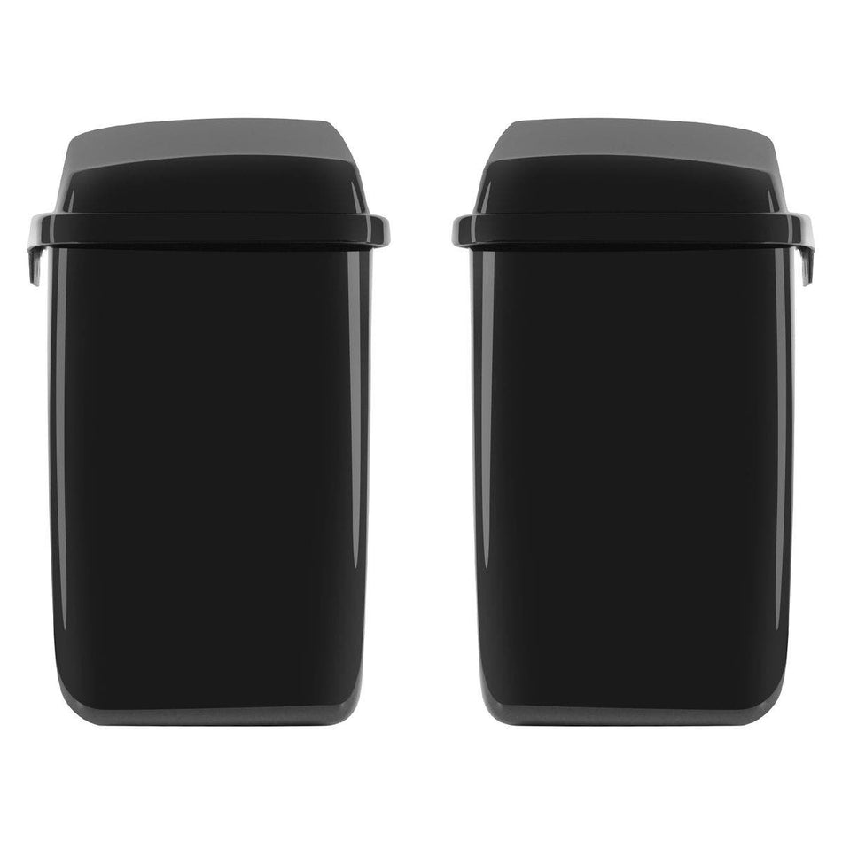 Hogworkz OEM Length Saddlebags w/ Lids Harley '14-'19 FLH - Vivid Black