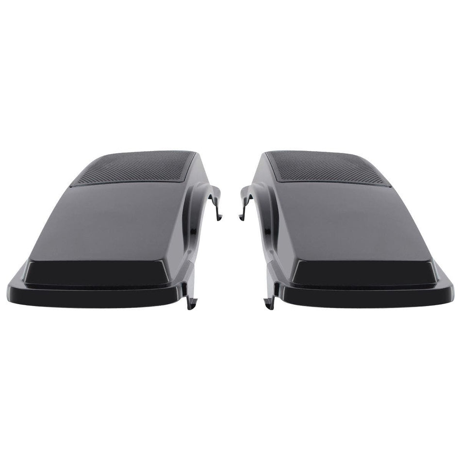 Hogworkz Vivid Black 6" x 9" Speaker Lids Harley Touring 93-13 Saddlebags