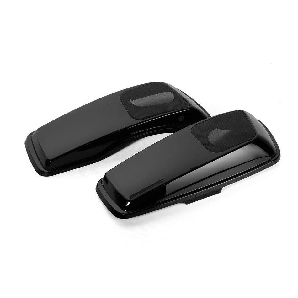 Hogworkz Vivid Black 6" x 9" Speaker Lids Harley Touring '14-'20 Saddlebags