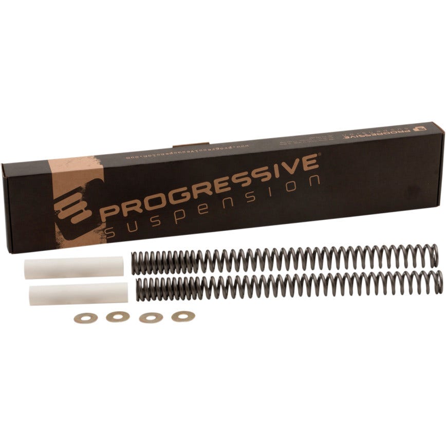 Hard Cycle Spring Progressive Heavy Duty Front Fork Springs Kit for Harley Touring ...