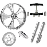 RC Components 23" Wheel Tire Rotor w/ Raked Triple Trees Lowers & Sliders