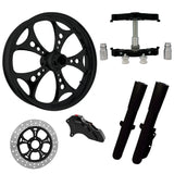 RC Components 23" Wheel Tire Rotor w/ Raked Triple Trees Lowers & Sliders