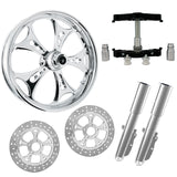 RC Components 23" Wheel Tire Rotor w/ Raked Triple Trees Lowers & Sliders