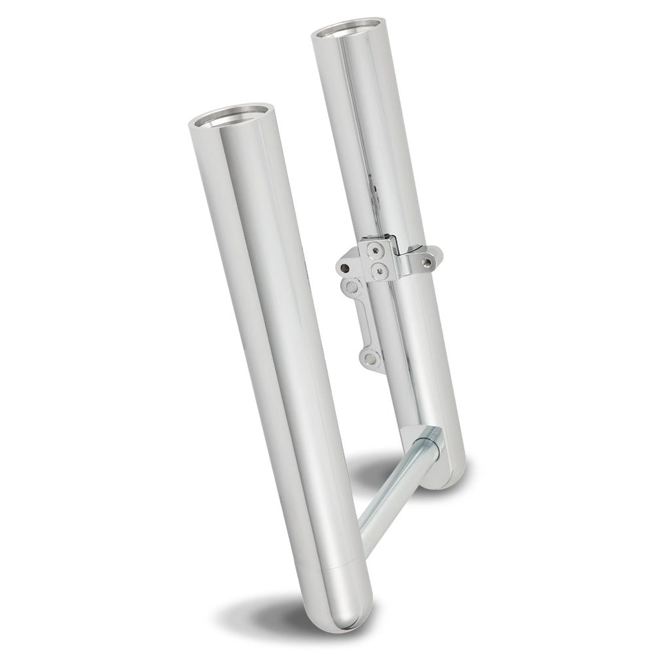 Arlen Ness Hot Fork Legs Lower Sliders Smooth Chrome Harley Softail 07-17 FLST