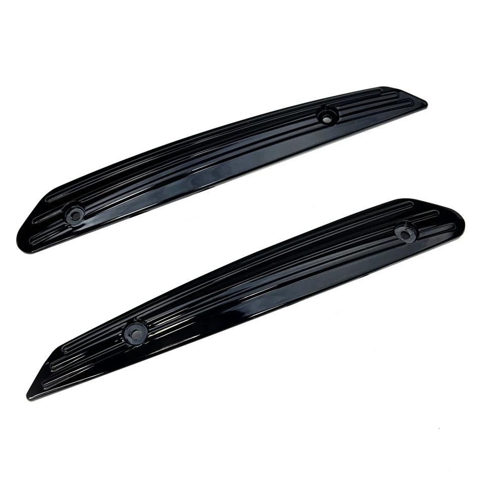 Custom Dynamics Blackout Aluminum Road Glide Windshield Trim 15-24
