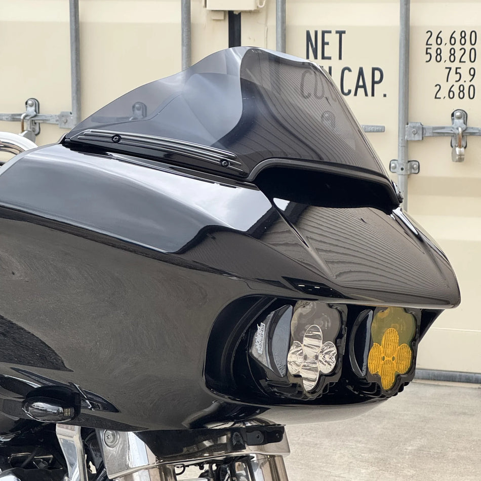 Custom Dynamics Blackout Aluminum Road Glide Windshield Trim 15-24