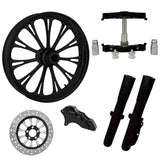 RC Components 23" Wheel Tire Rotor w/ Raked Triple Trees Lowers & Sliders