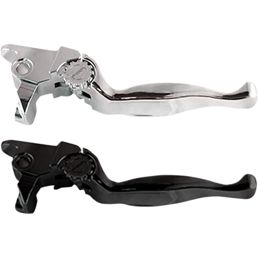 PSR Black Journey Adjustable Handlebar Levers Harley 08-13 FLH/T Cable Clutch