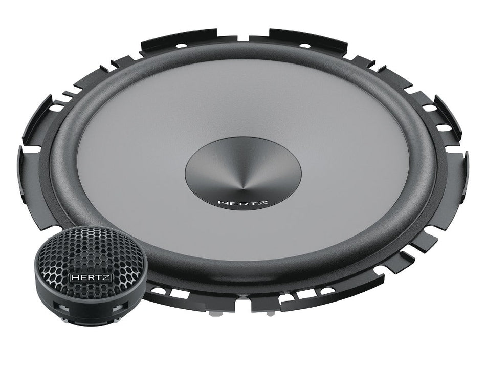 Hertz Uno K 170 280W 4 Ohm 6.7" Woofer Speaker & 1" Tweeter Component Car System
