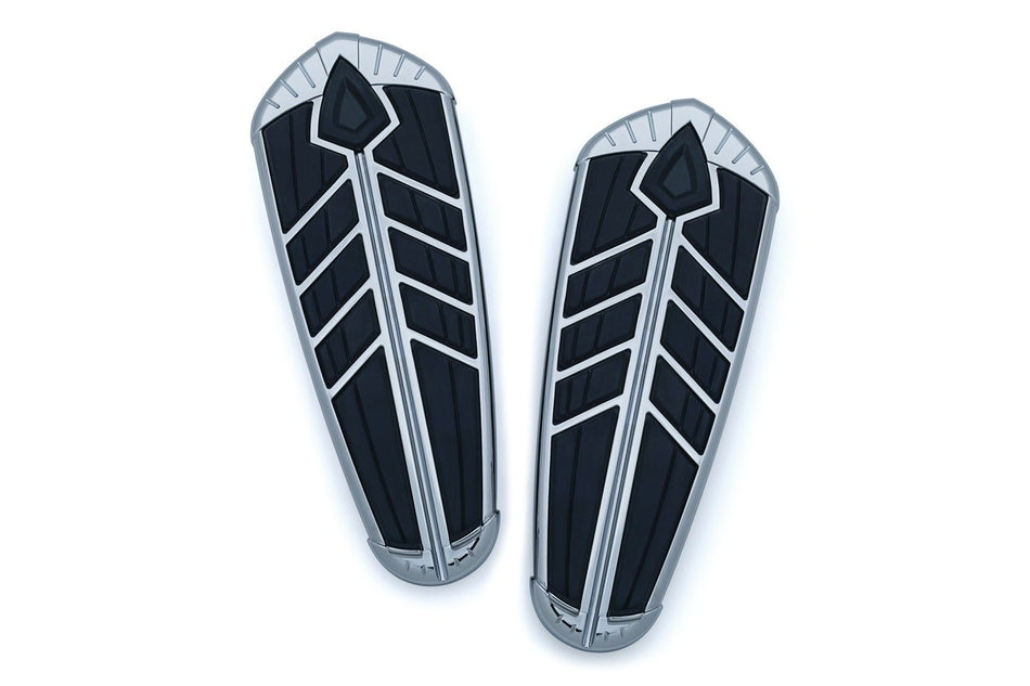 Kuryakyn Chrome Spear Driver Floorboard Inserts for Indian '14-'17 Models