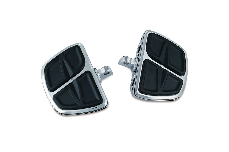 Kuryakyn Chrome Kinetic Mini Boards w/ Male Mount Adapters Harley Goldwing