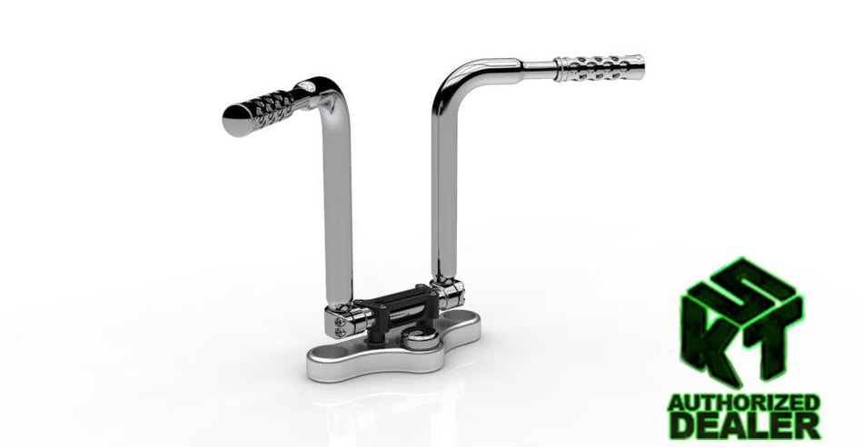 KST Kustom Pioneer 14" Polish Vanguard Handlebars Bars Harley FLTR FLHR 1.25"